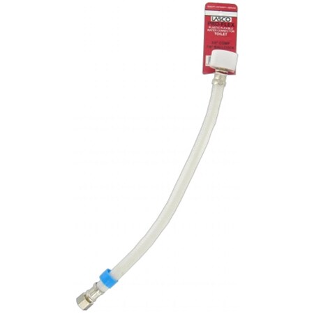Larsen Supply Co .38 in. x .88 in. x 20 in. Plastic Toilet Supply Connector 263615